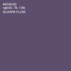 #5D4E6D - Scarpa Flow Color Image